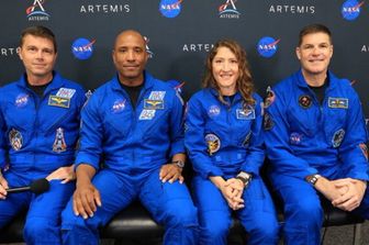L'equipaggio della missione Artemis II della Nasa