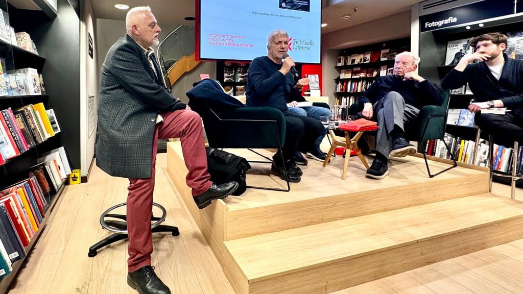 Maurizio Gregorini, Nichi Vendola, Elio Pecora e Marco Beltrame