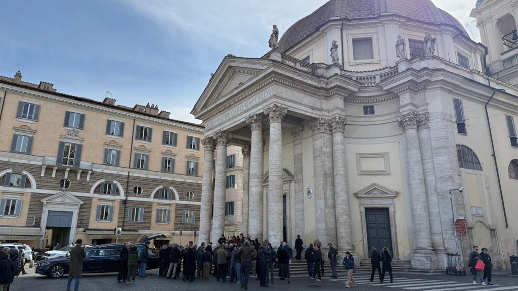 Funerali di David Riondino alla Chiesa degli Artisti
