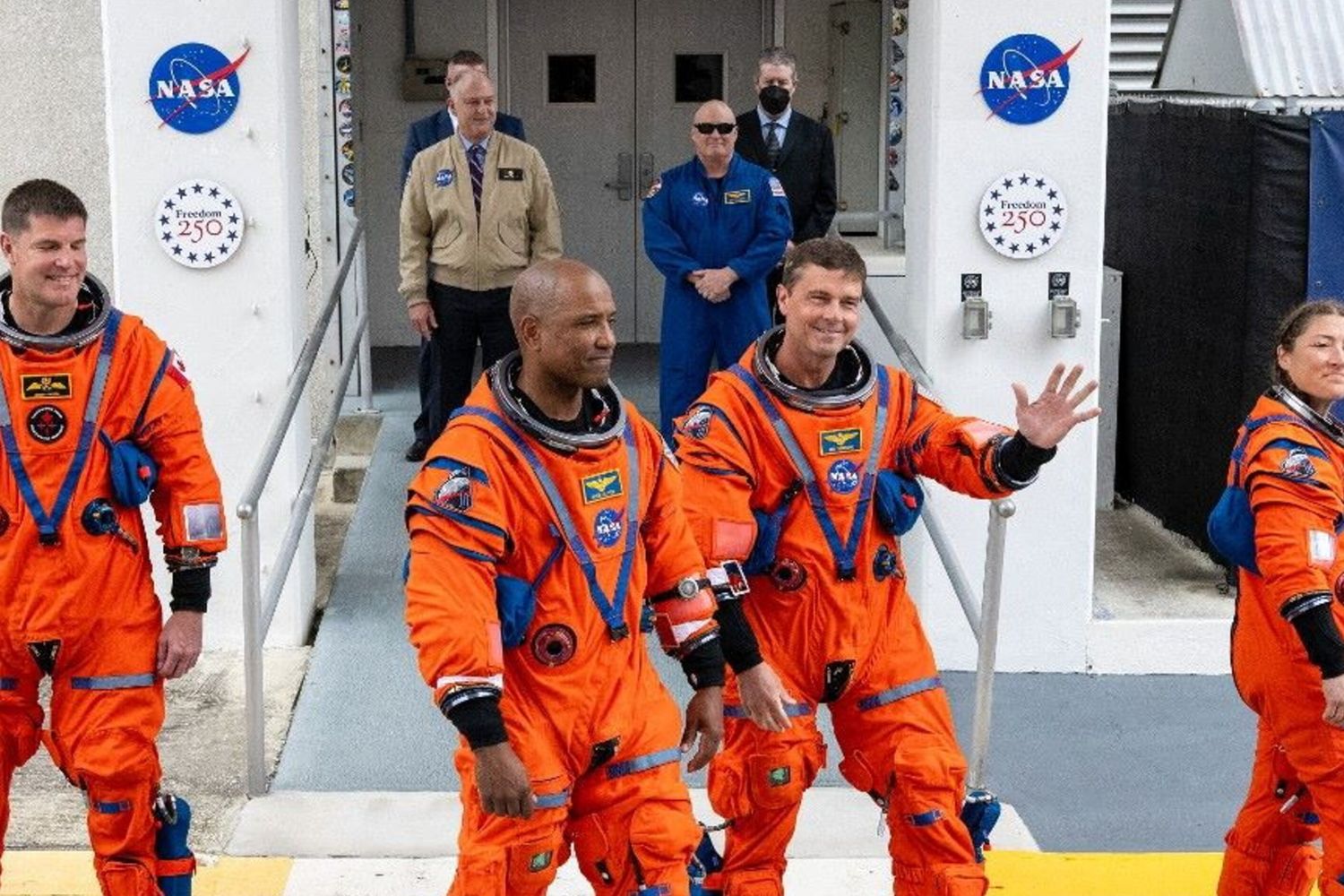 L'equipaggio della missione Artemis