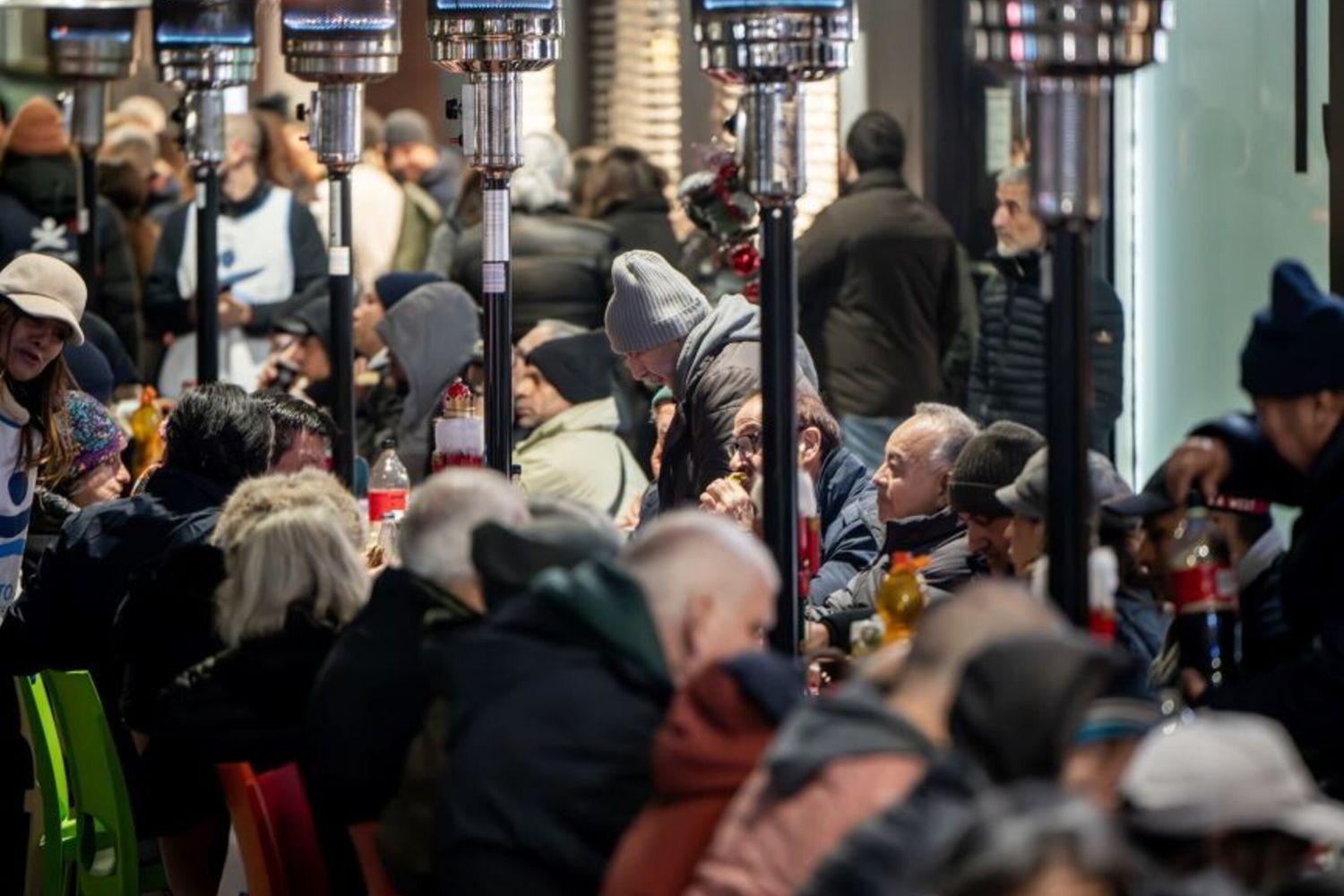 Cena natalizia con i senza fissa dimora