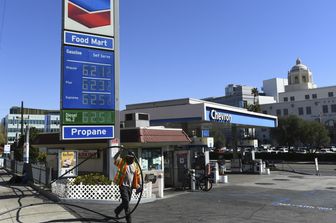 I prezzi della benzina a Los Angeles (dollari al gallone)