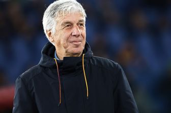 L'allenatore della Roma Gian Piero Gasperini