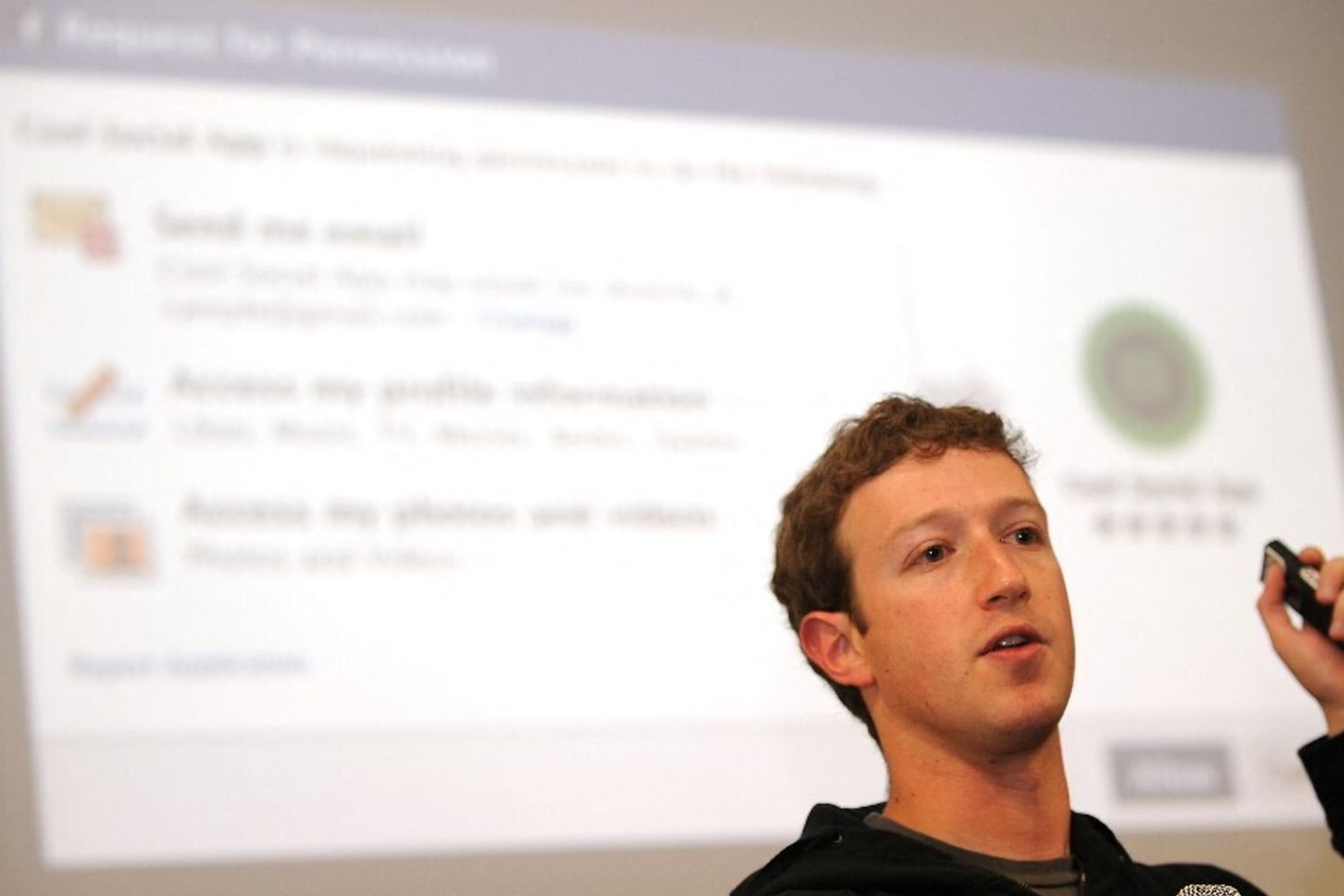 Mark Zuckerberg, nel 2010