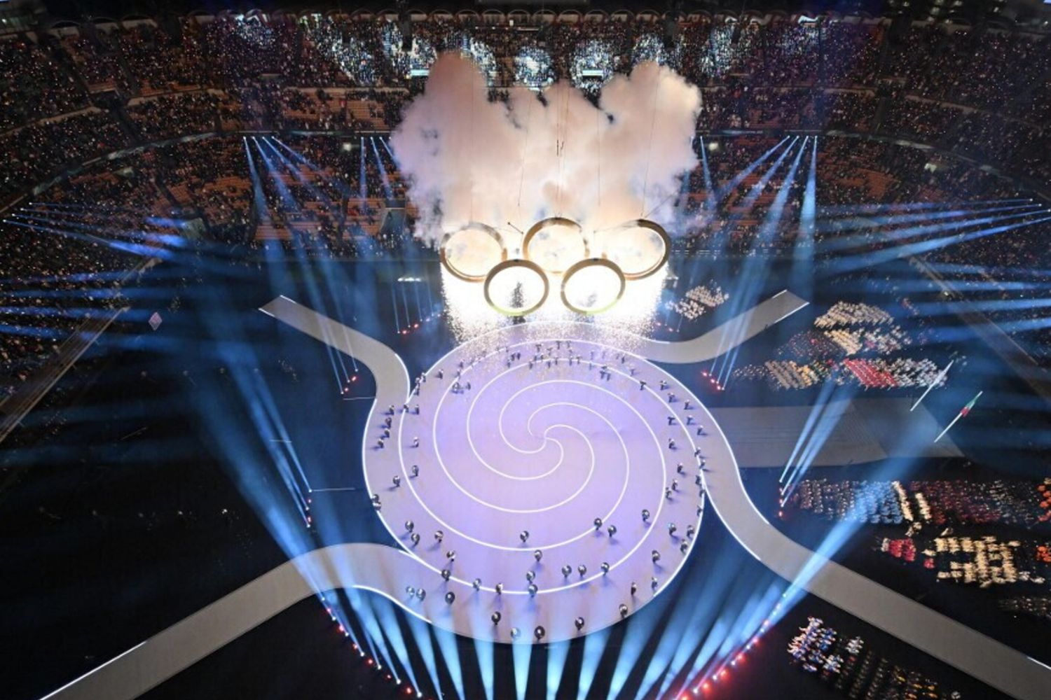 Cerimonia di apertura Olimpiadi a San Siro