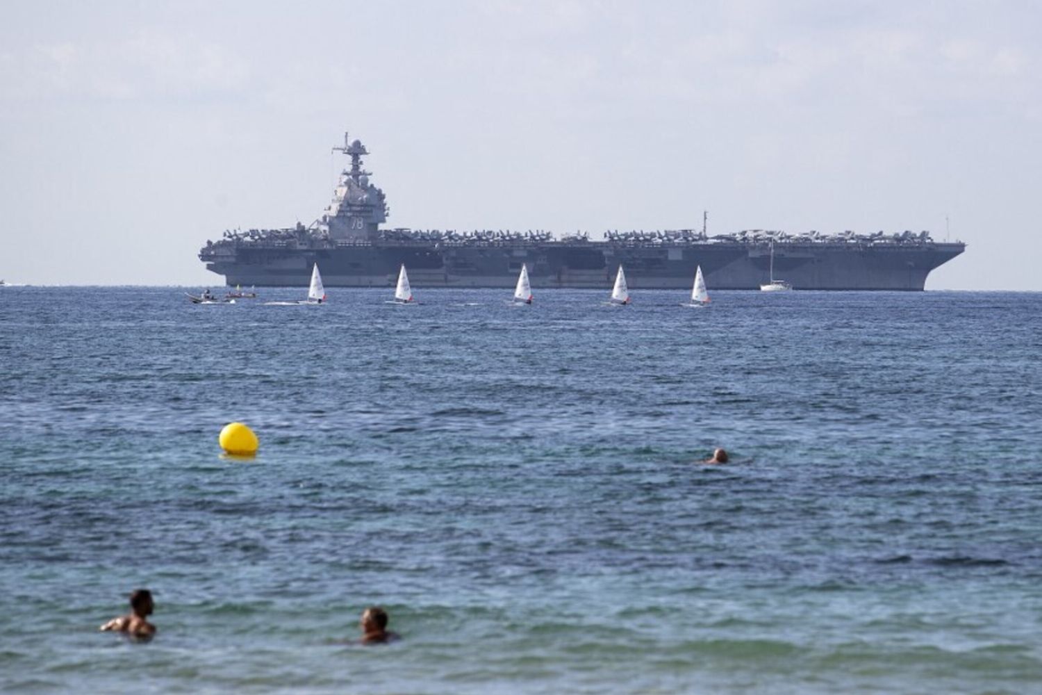 La portaerei USS Gerald R. Ford