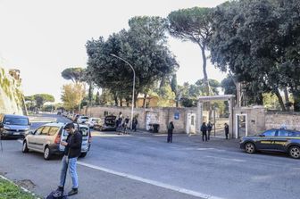 L'esterno della Casa del Jazz durante gli scavi