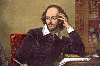 Ritratto a colori di William Shakespeare