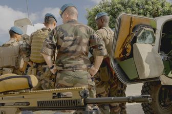 Caschi blu dell'Unifil nel sud del Libano