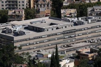 Vista  dall'alto del Tribunale e della Procura di Roma in piazzale Clodio