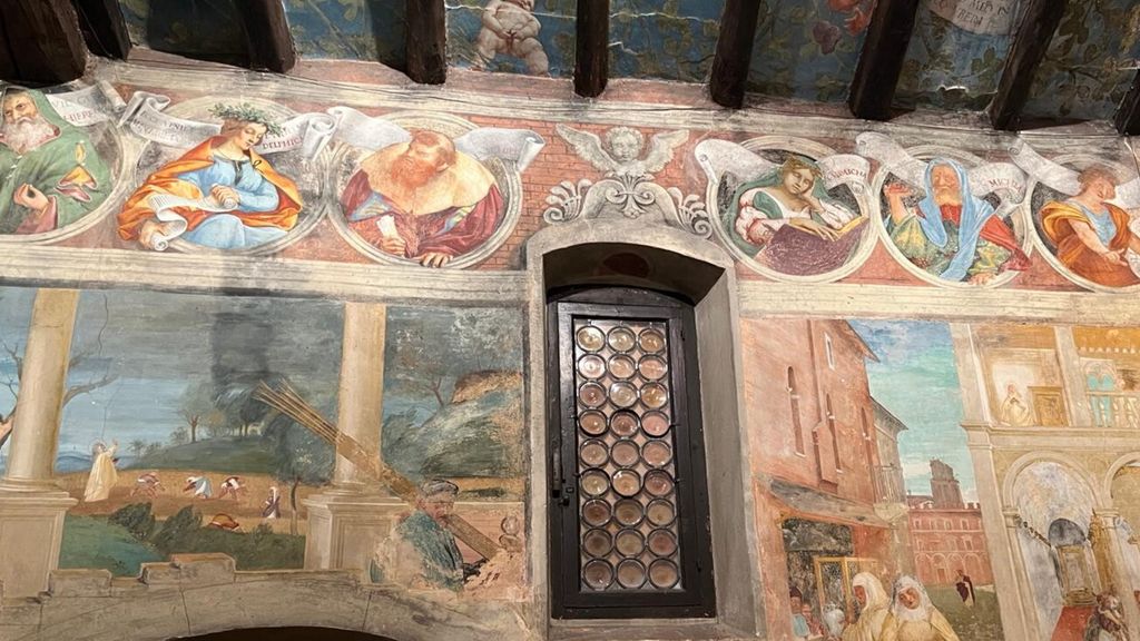 Oratorio nella Bergamasca, cappella di Santa Barbara e Santa Brigida