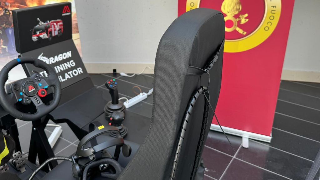 Attrezzature esposte nel complesso dell'Università Federico II a Scampia