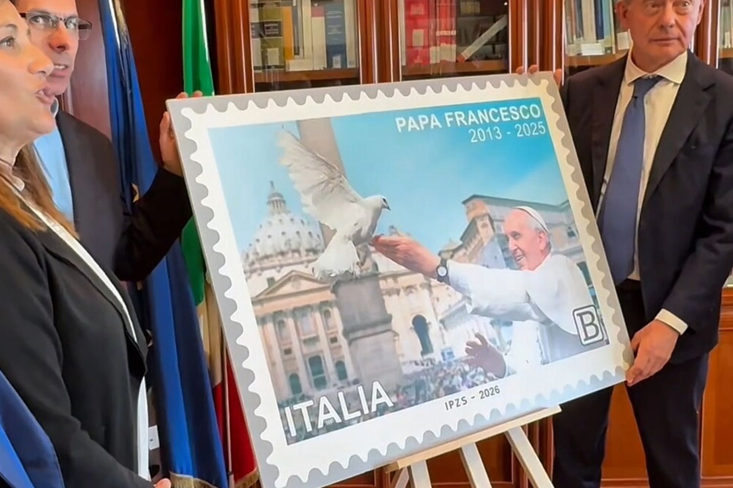 Francobollo per Papa Francesco