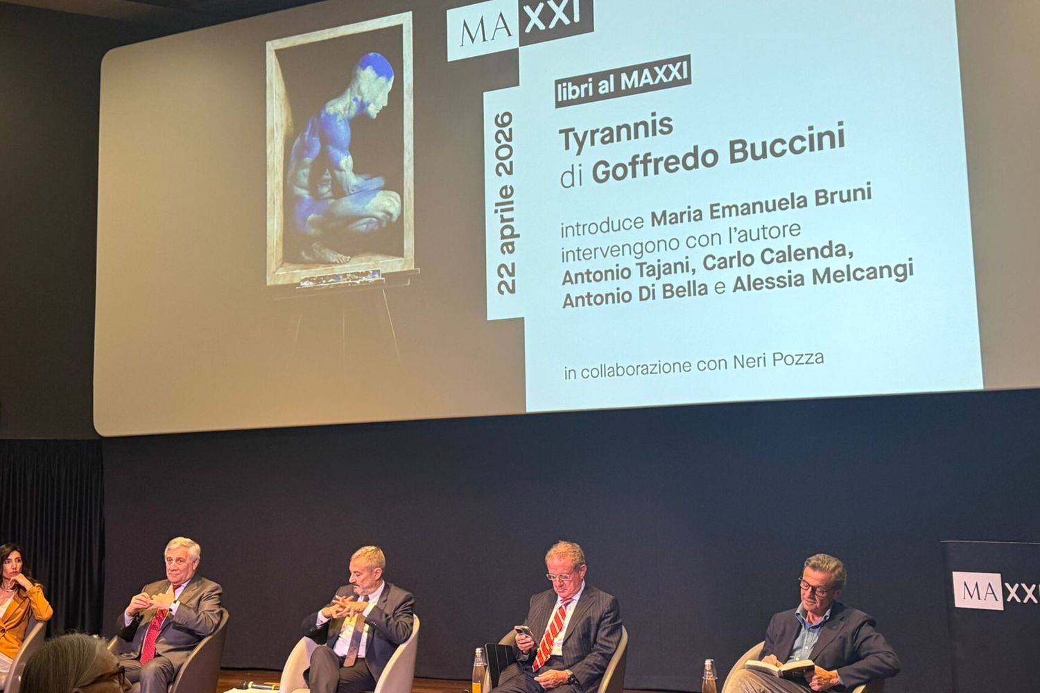 Presentato al Maxxi 'Tyrannis', il nuovo libro di Goffredo Buccini