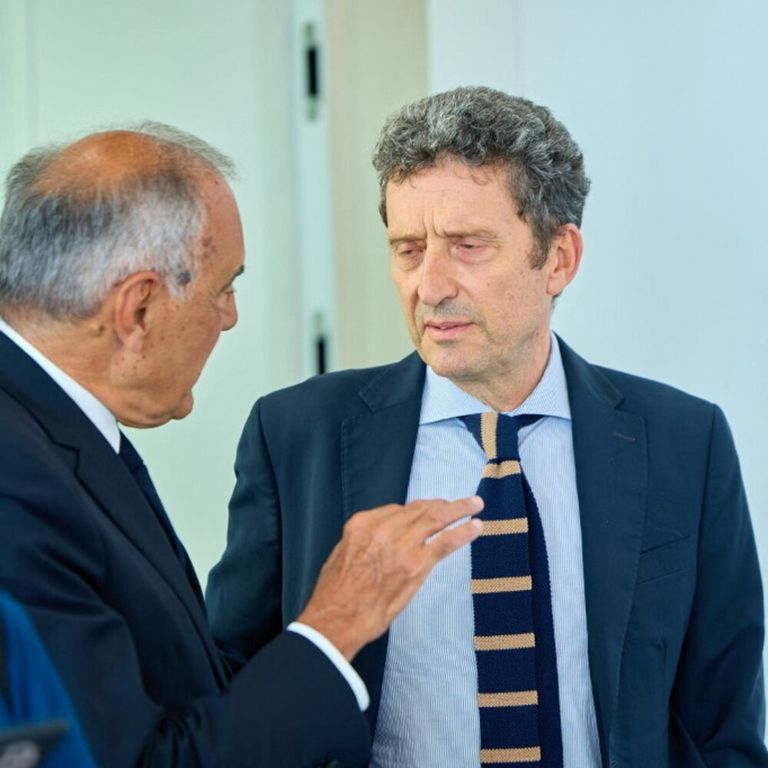 Il presidente della Biennale Pietrangelo Buttafuoco