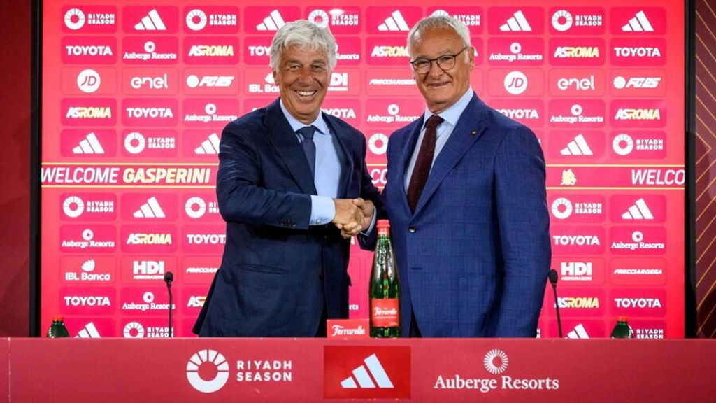 Ranieri presenta Gasperini: "Costruiremo qualcosa che dia frutti rigogliosi alla Roma"