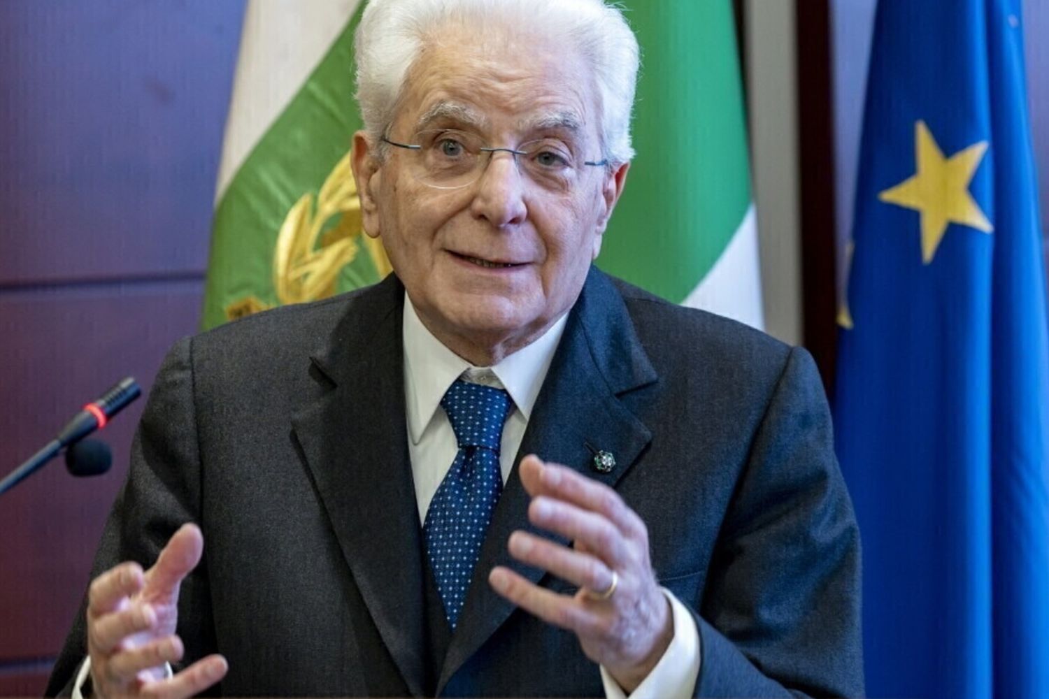 Il presidente Mattarella
