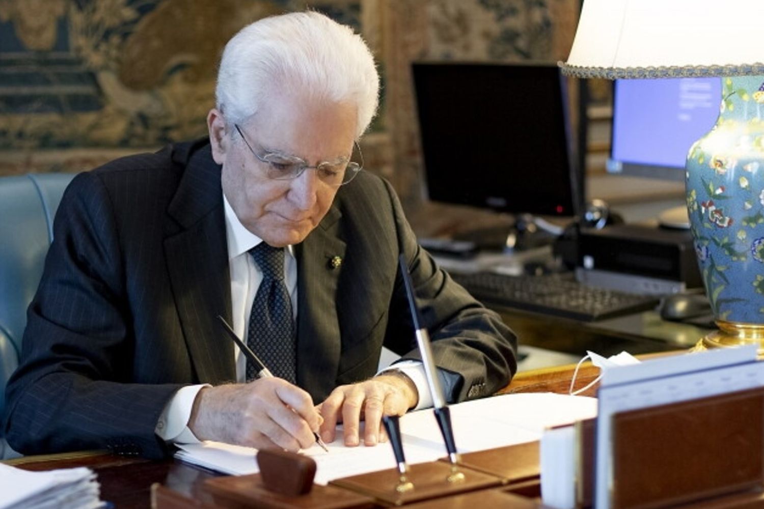 Il presidente Sergio Mattarella