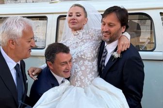 Le nozze a Bari di Nathaly Caldonazzo