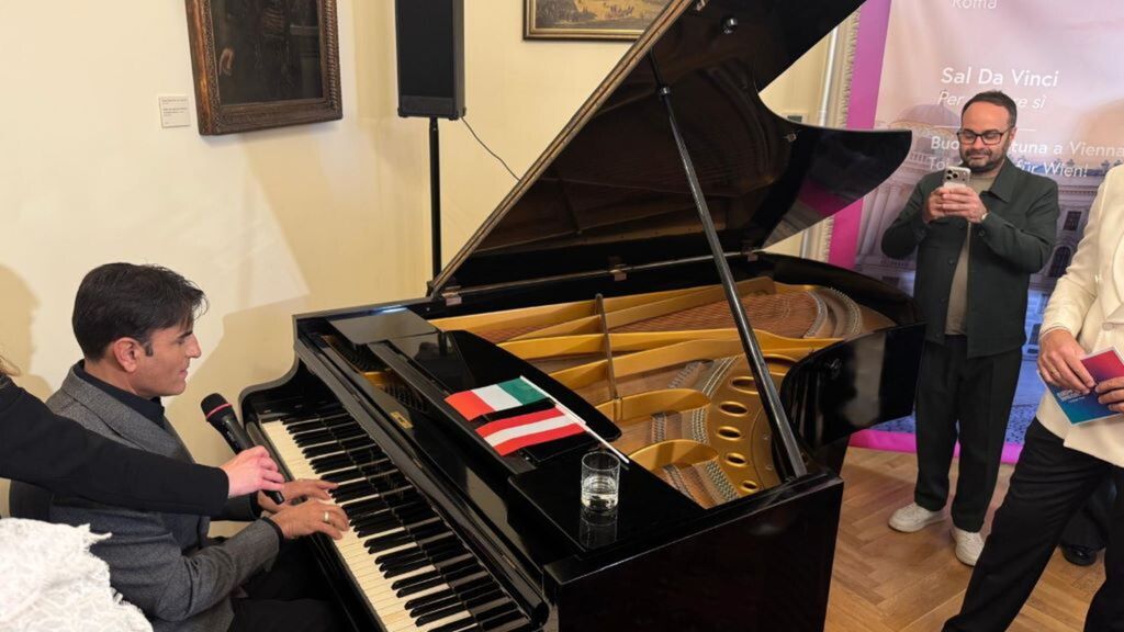 Sal Da Vinci all'ambasciata austriaca