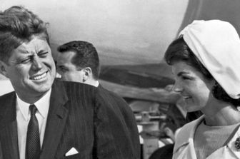 JF Kennedy e la moglie