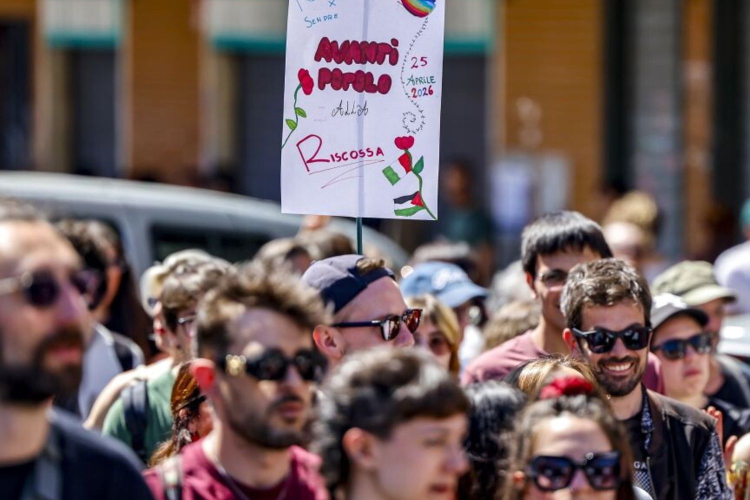 Corteo del 25 Aprile a Roma