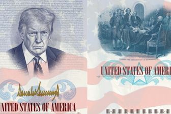Passaporti Usa con immagine di Trump