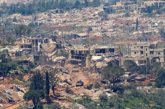 Abitazioni bombardate da Israele nel sud del Libano  - immagine del 29 aprile 2026