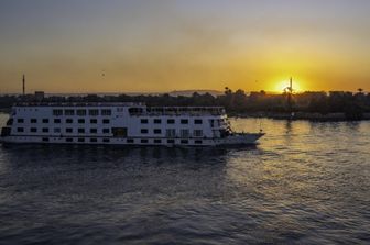 Una nave da crociera in Sudafrica