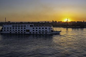 Una nave da crociera in Sudafrica