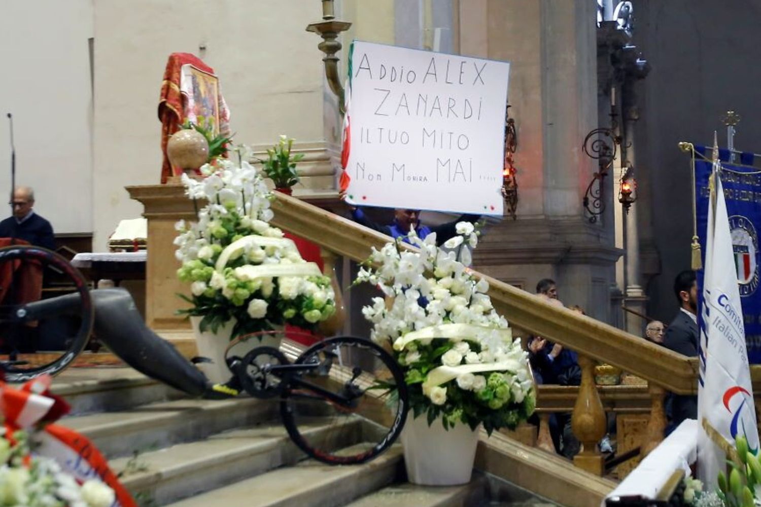I funerali di  Alex Zanardi a Padova