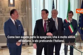 Rubio: La prossima volta farò un discorso in italiano, lo sto imparando