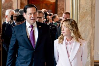 Meloni e Rubio a Palazzo Chigi