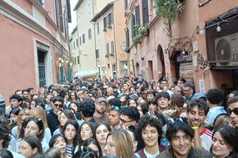 Fan a Trastevere per Fulminacci