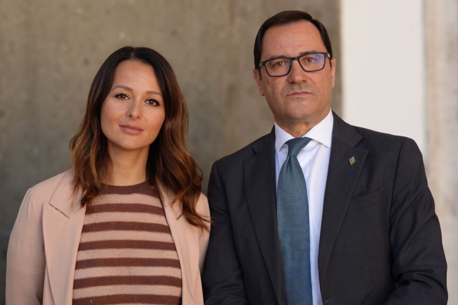 L’assessore alla scuola Claudia Pratelli e il presidente Ebtl, Tommaso Tanzilli