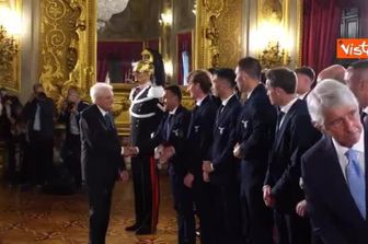 Mattarella riceve Inter e Lazio al Quirinale finaliste della Coppa Italia