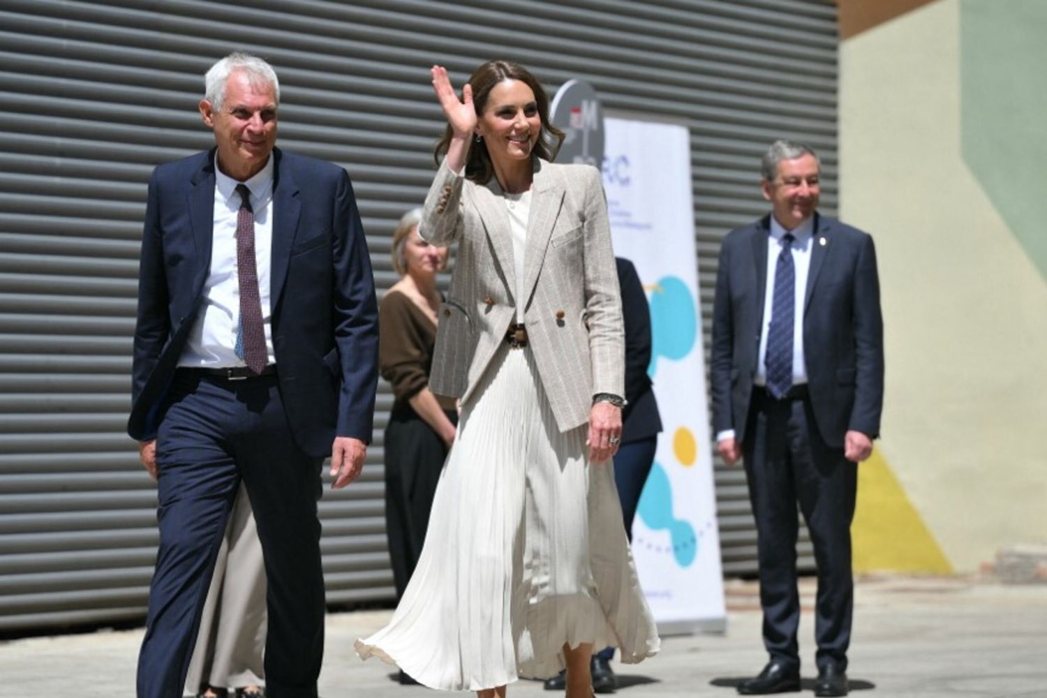 La principessa Kate rientra a Londra: "Arriverci Reggio, e grazie"
