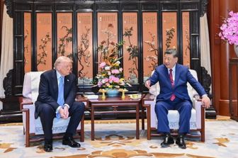 Il presidente cinese Xi Jinping e il presidente statunitense Donald Trump hanno avuto un incontro privato a Zhongnanhai, a Pechino il 15 maggio 2026