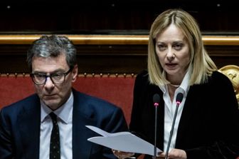 Il premier Giorgia Meloni e il ministro Giancarlo Giorgetti