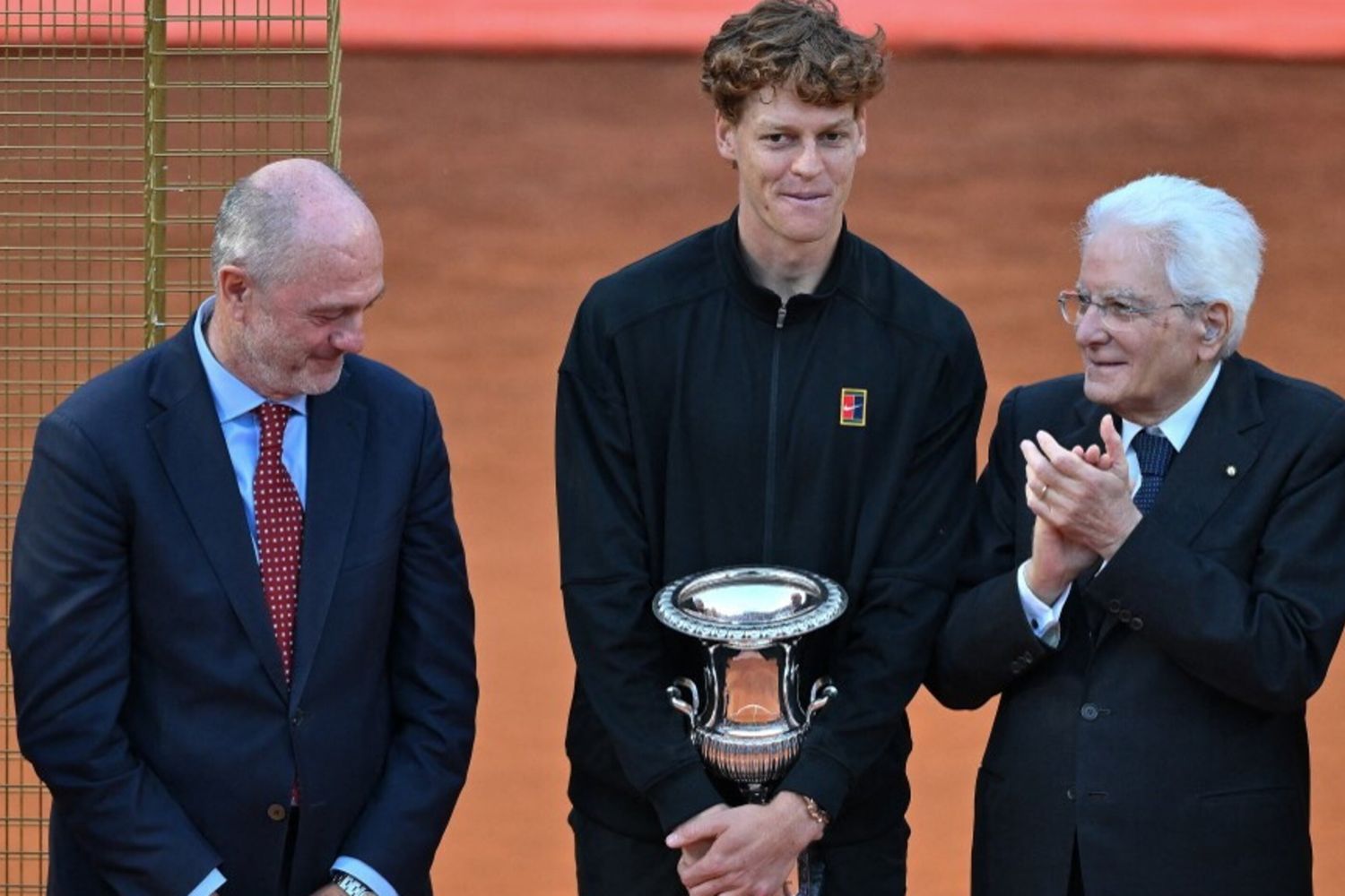 La premiazione di Jannik Sinner