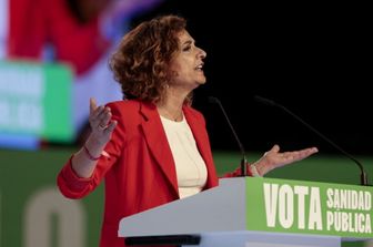 Maria José Montero, vicepresidente del governo spagnolo e candidata al Parlamento andaluso