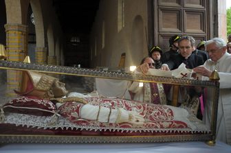 Le spoglie di Celestino V
