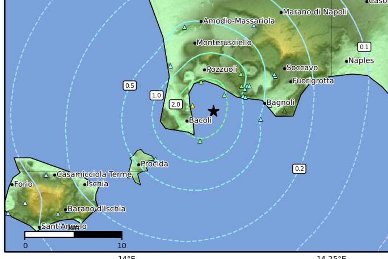 Terremoto ai Campi Flegrei