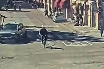 Un frame del video della strage di Modena