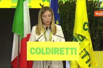 Meloni a evento Coldiretti: Attuale Europa dei burocrati lontana da quella dei padri fondatori