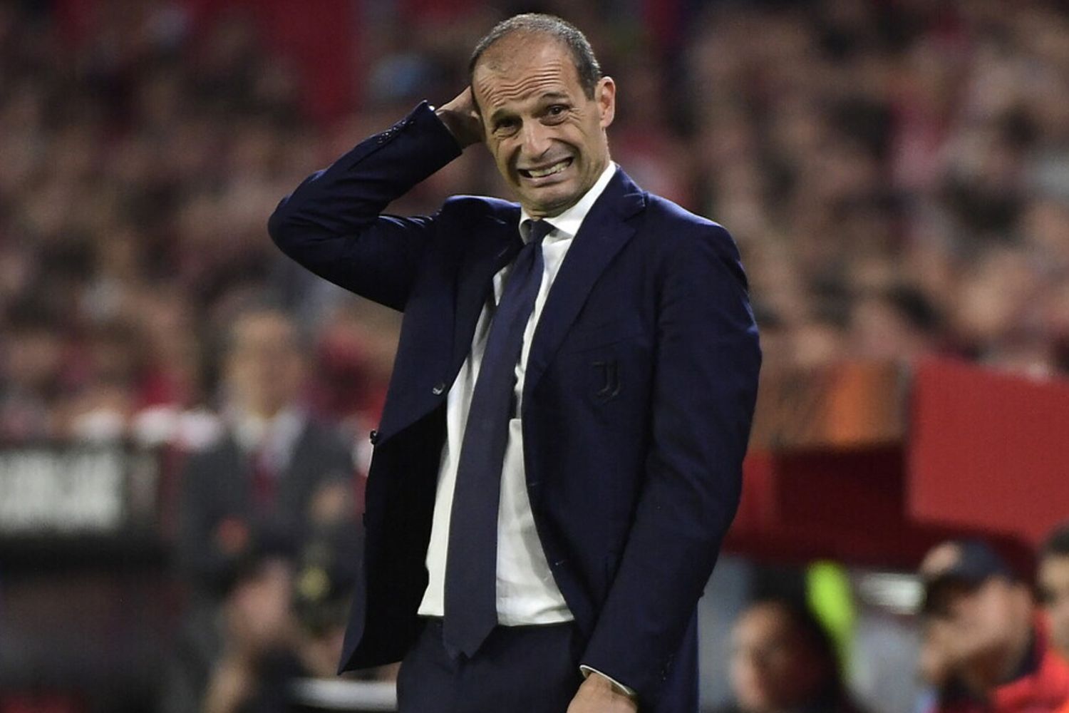 L'allenatore del Milan Massimiliano Allegri
