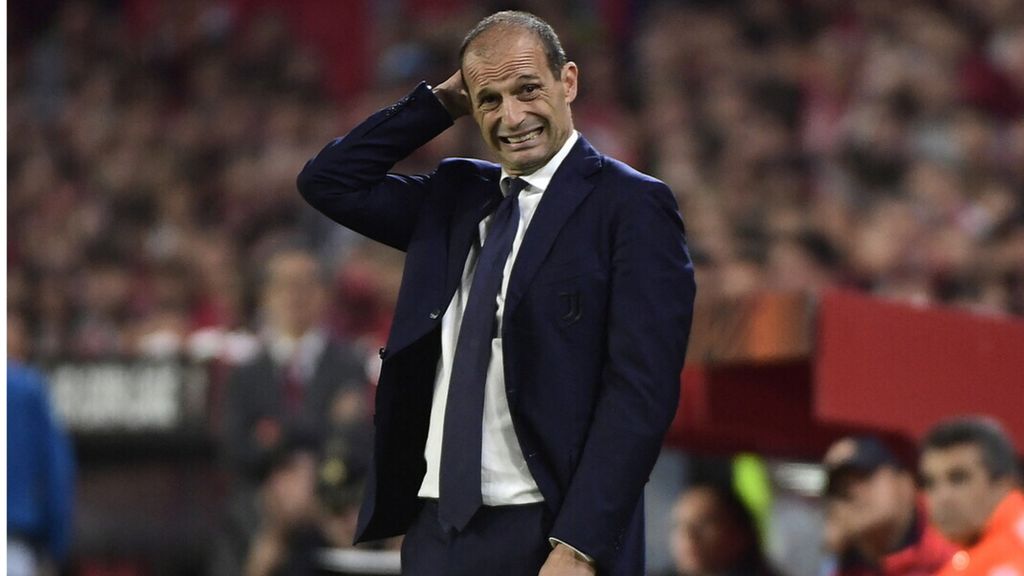 L'allenatore del Milan Massimiliano Allegri