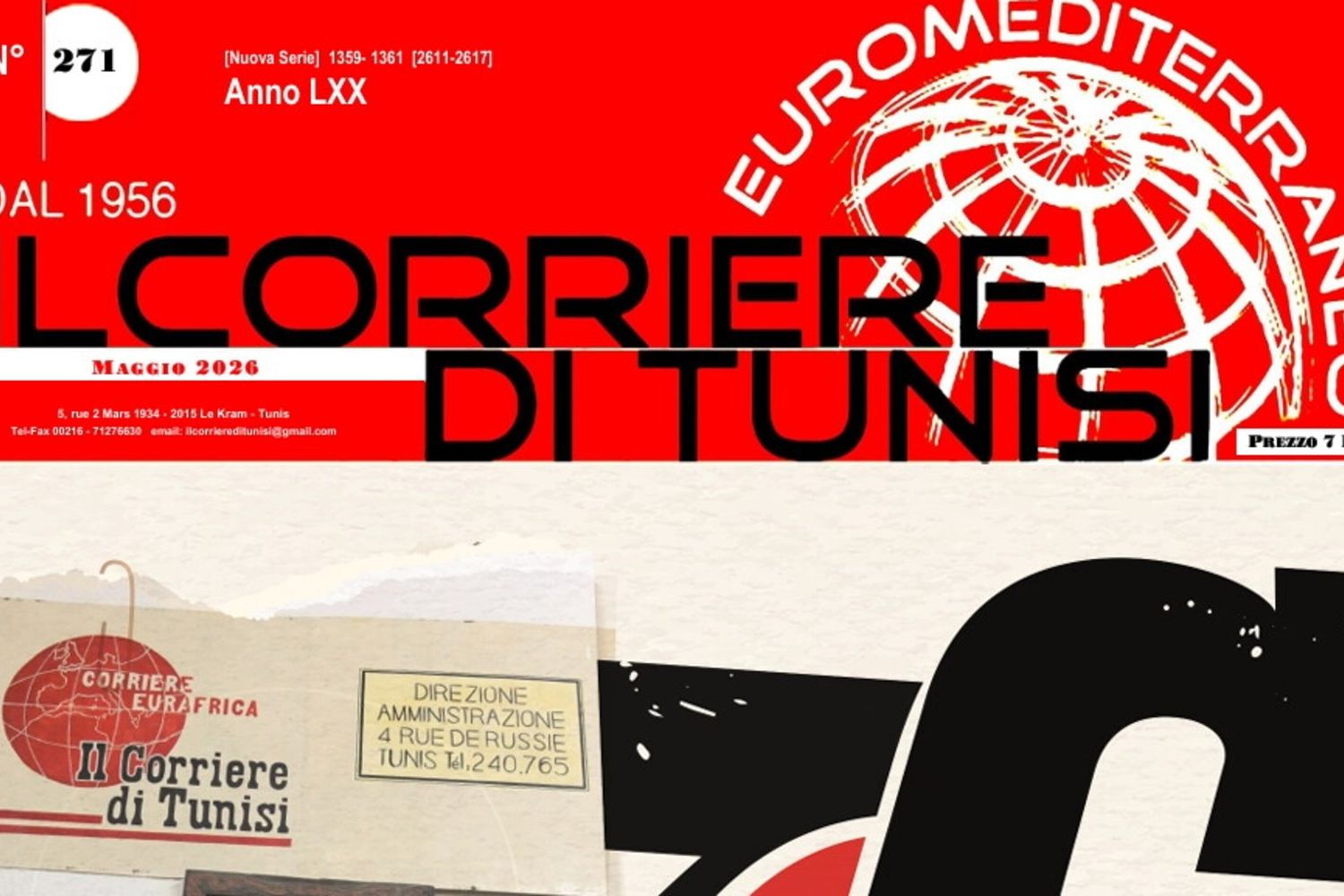 À Tunis, “Il Corriere di Tunisi” célèbre 70 ans d’italophonie méditerranéenne