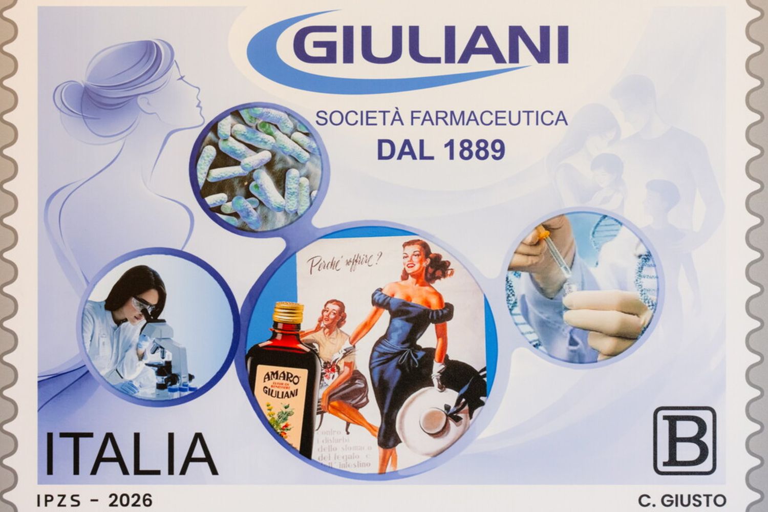 Un francobollo celebra Giuliani, eccellenza italiana