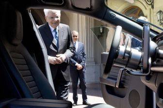 La Ferrari Luce presentata a Mattarella al Quirinale